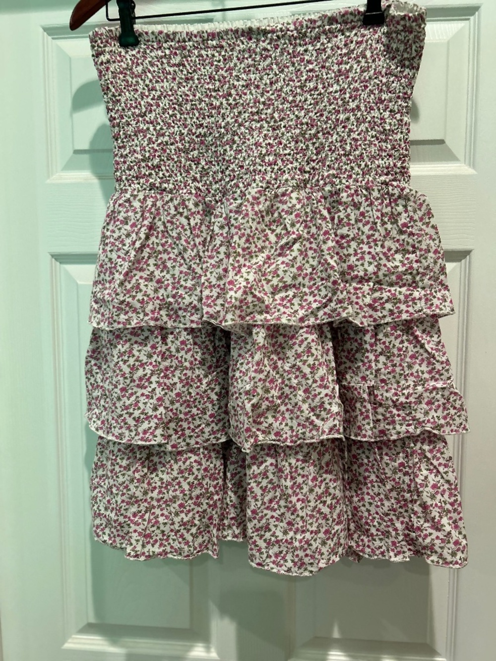 Old Navy Smocked Strapless Tiered Dress